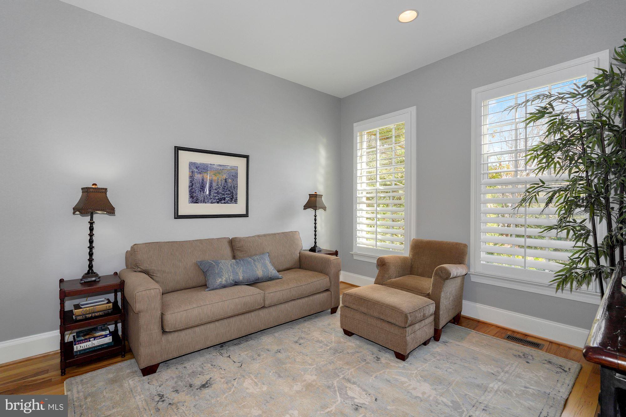 5910 Bradley Boulevard Bethesda, MD 20814 - Photo 5 of 42 Sitting room/den off front hall