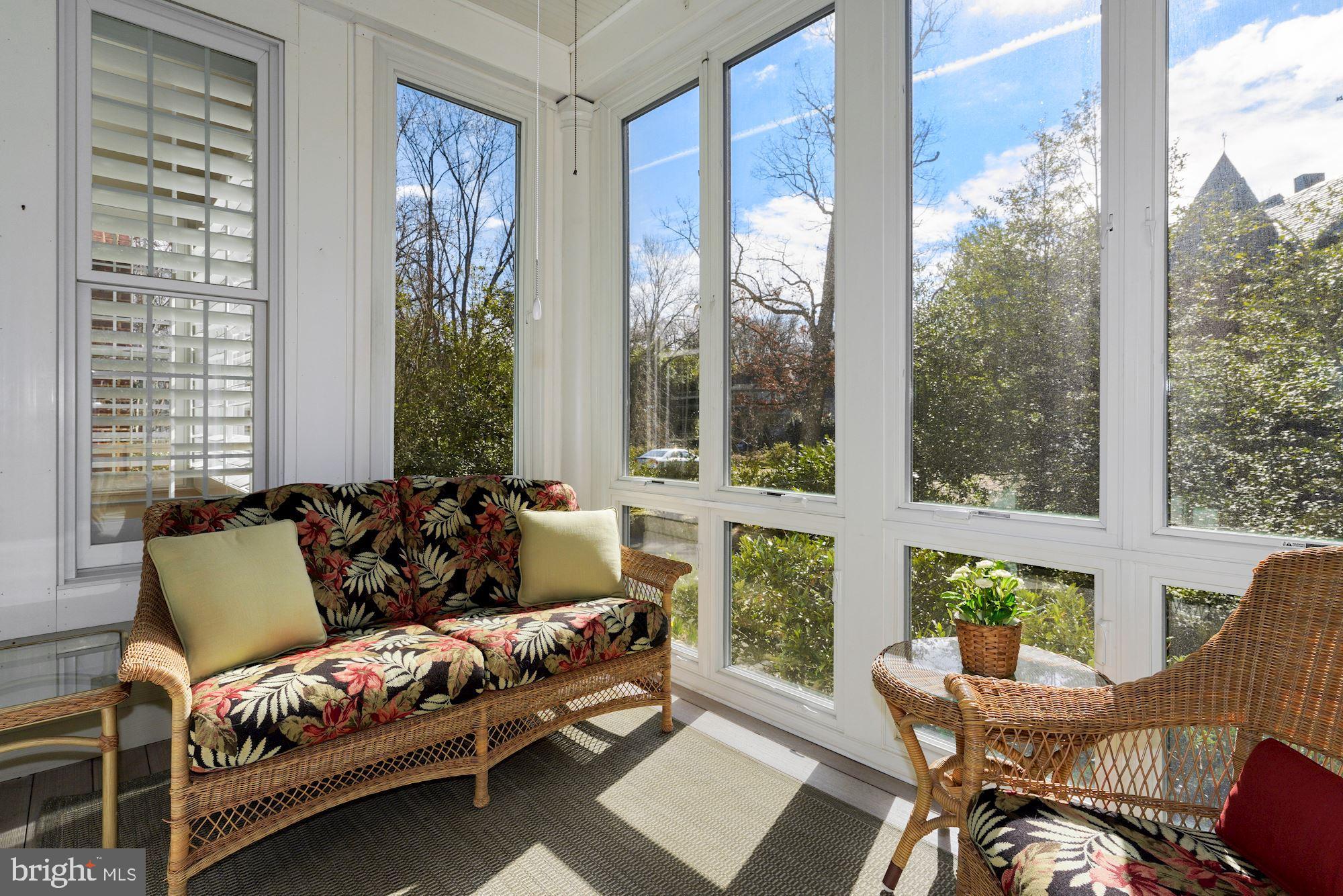 5910 Bradley Boulevard Bethesda, MD 20814 - Photo 9 of 42 All-weather sunroom off kitchen
