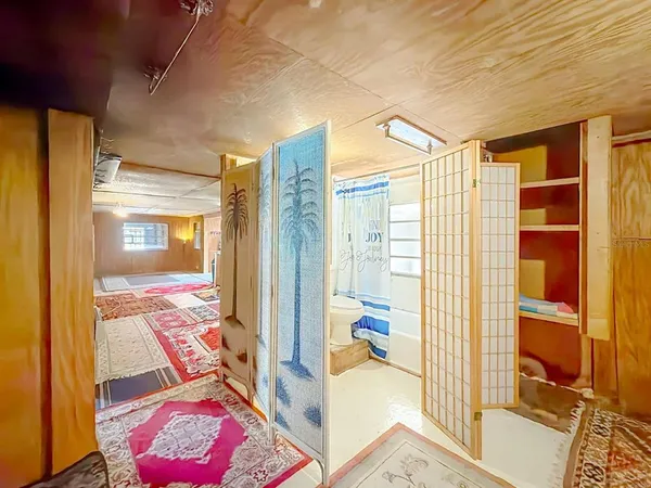 a very nice looking room with a large window