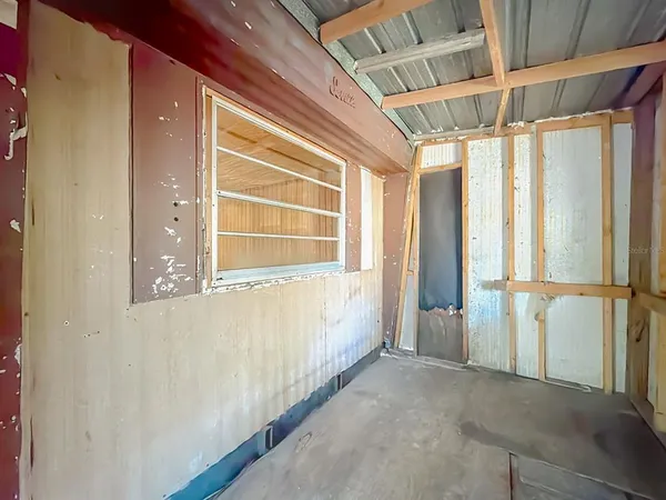 a view of an empty room