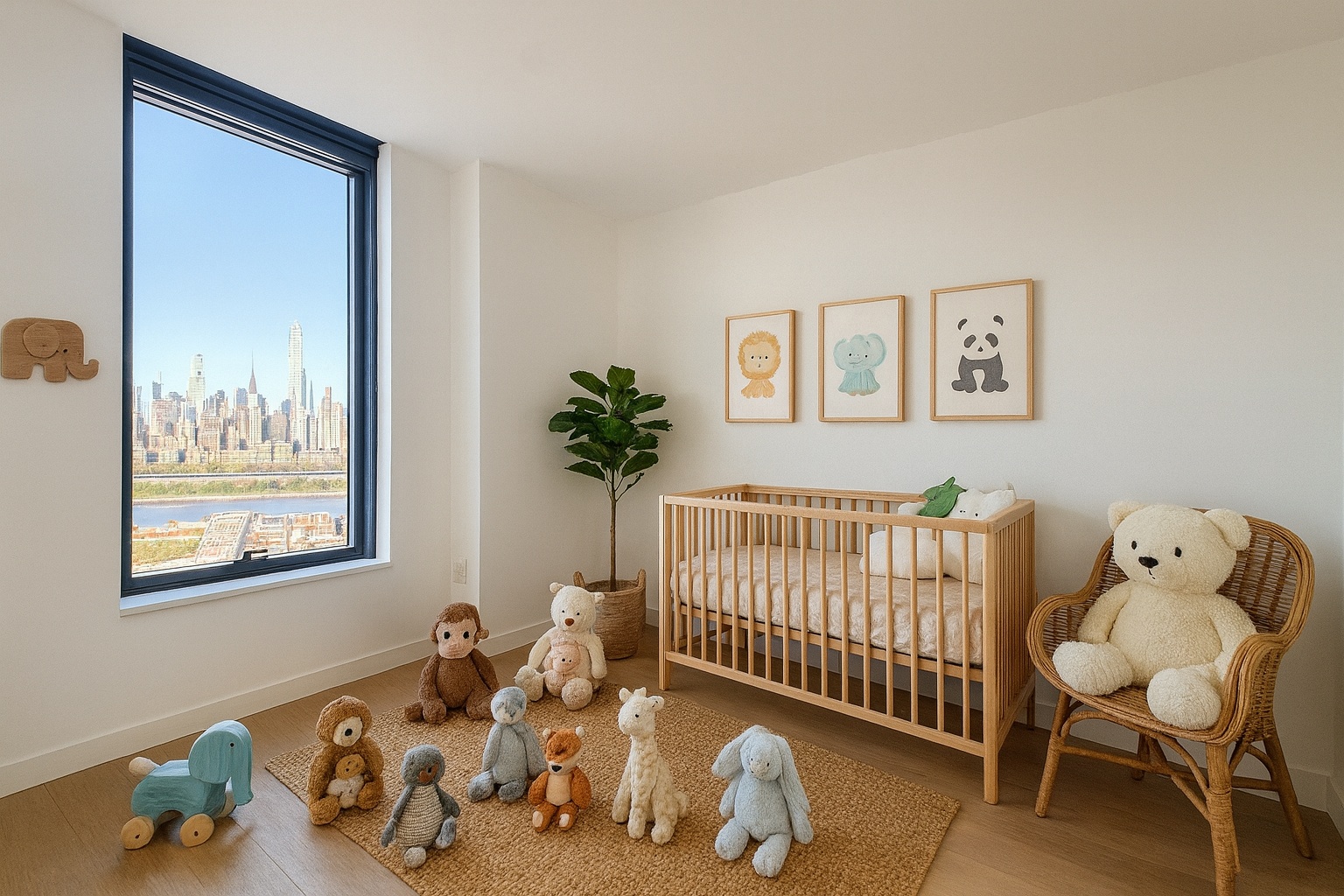 3 Court Square, Unit 3912 Queens, NY 11101 - Photo 5 of 13 a bedroom with furniture and a window