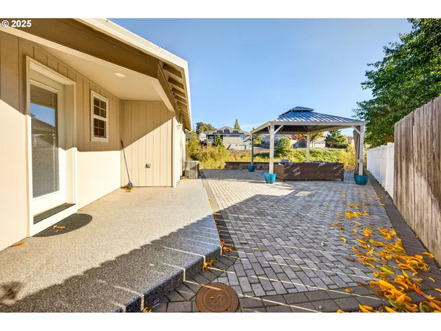 a view of a houses with a lake view