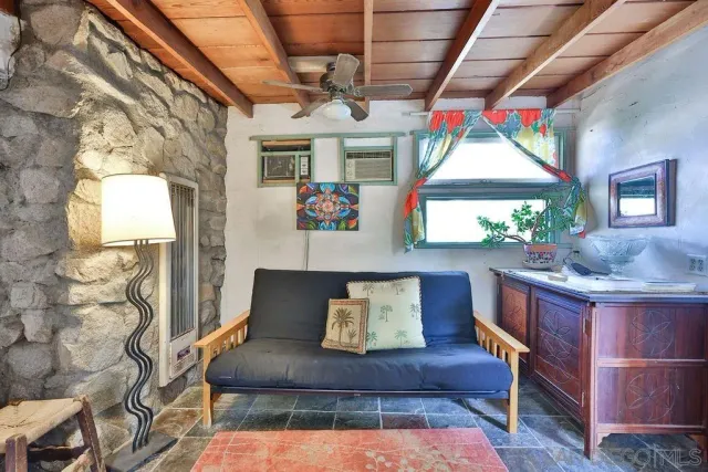 a potted plant sitting on the side of a building