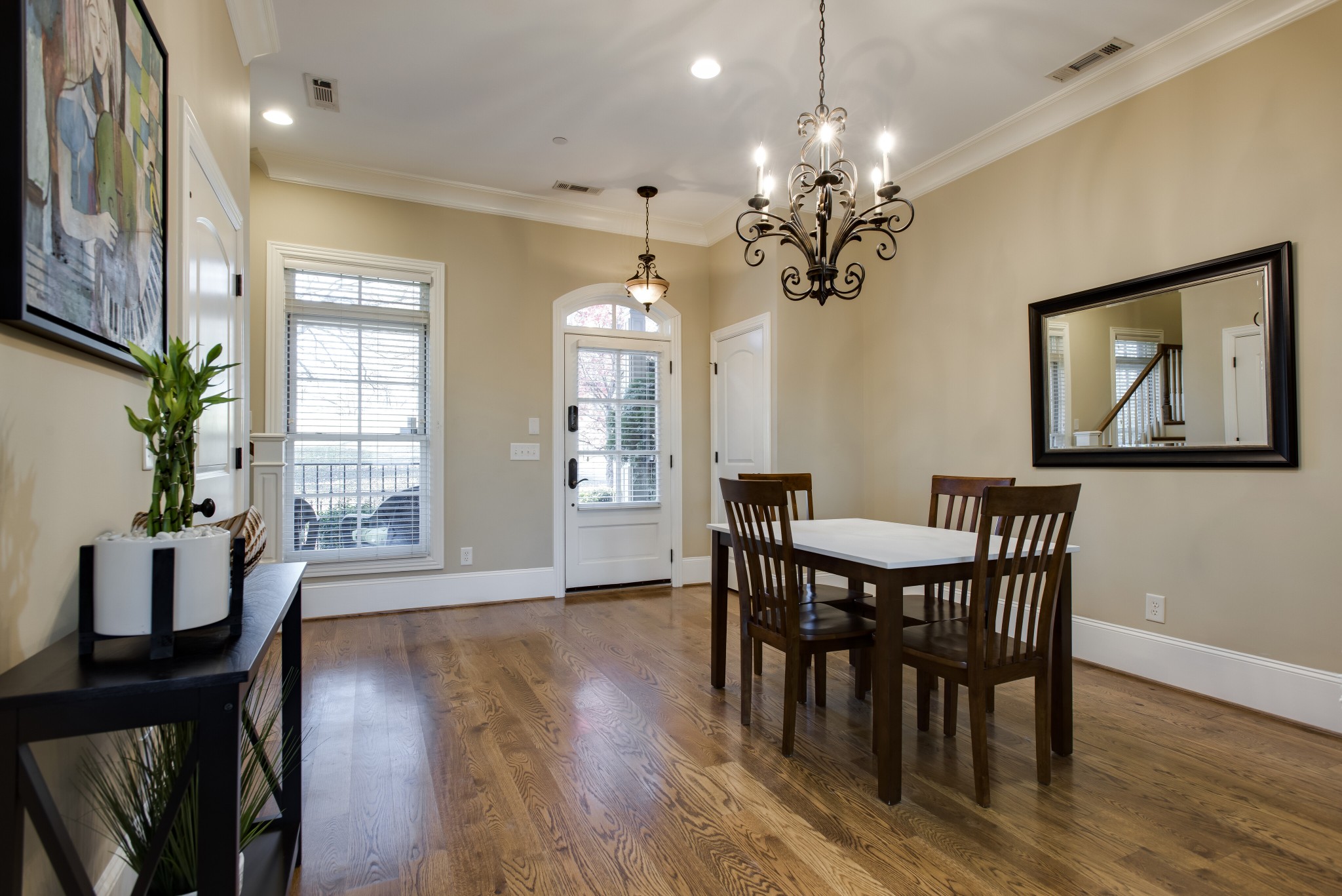 3127 Parthenon Avenue Nashville, TN 37203 - Photo 5 of 30 a view of a dining room with furniture window and wooden floor