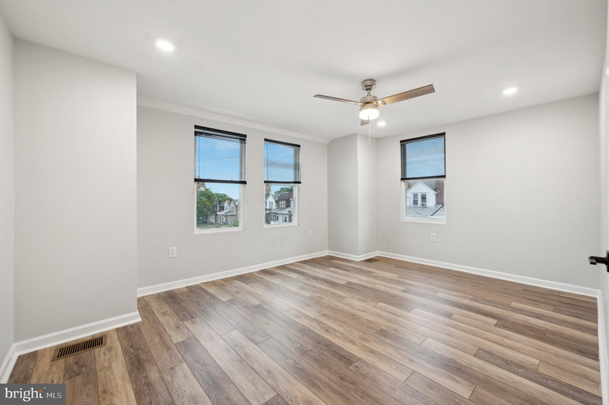 4520 Fernhill Road Philadelphia, PA 19144 - Photo 9 of 30 wooden floor in an empty room with a window