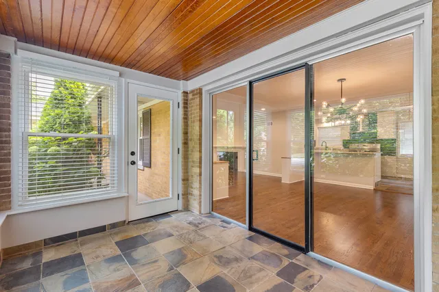 a view of a room with window