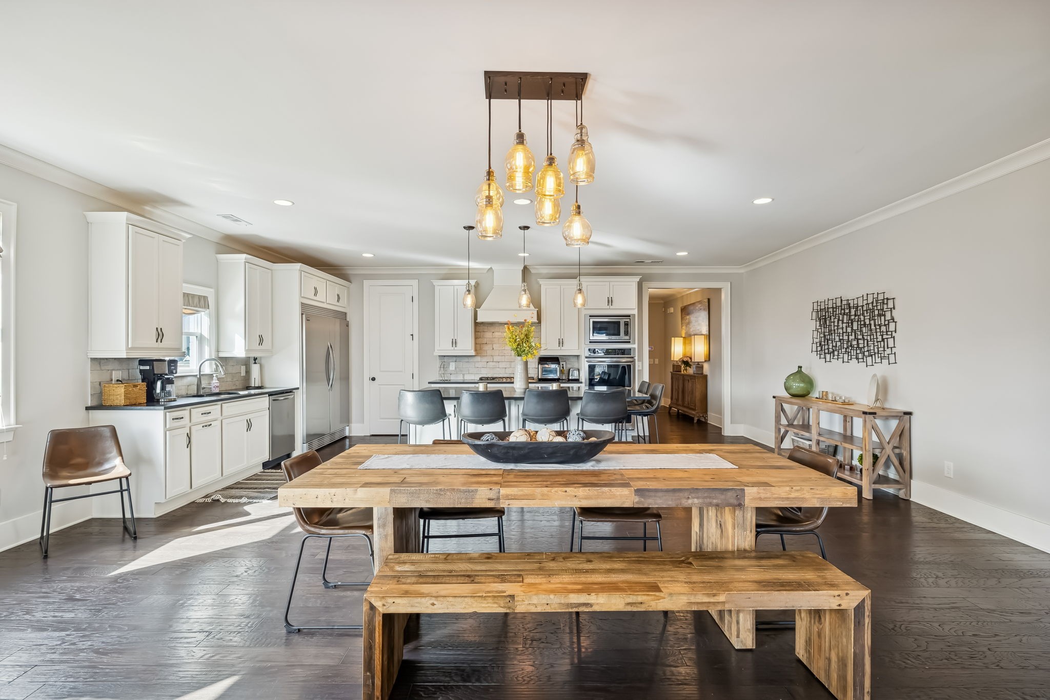 142 Vanner Road Mount Juliet, TN 37122 - Photo 21 of 52 a view of a dining room with furniture and wooden floor