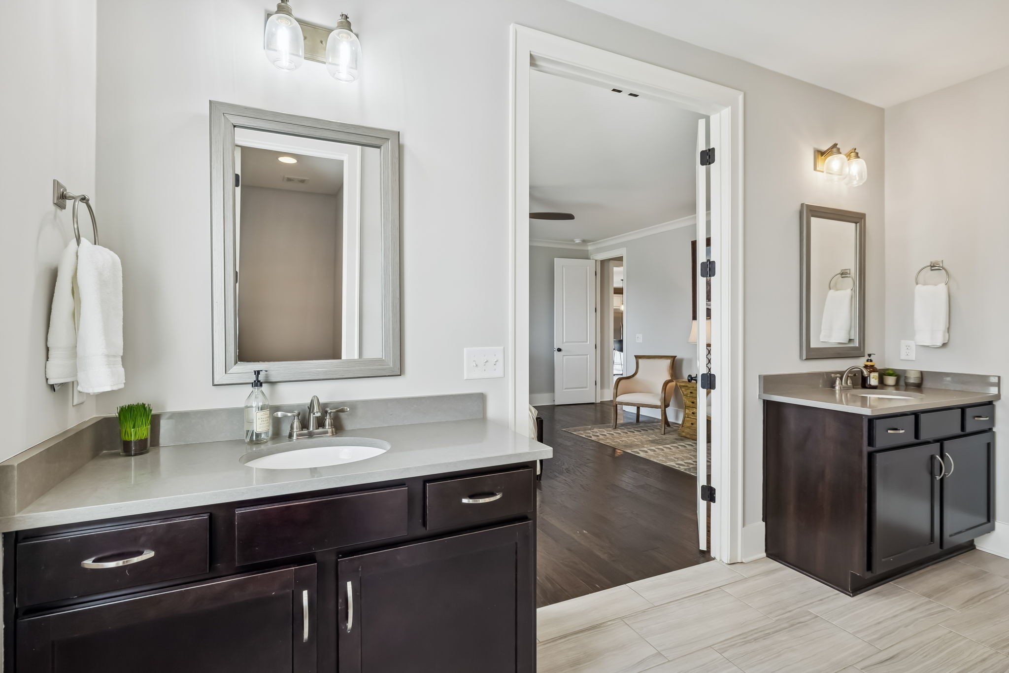 142 Vanner Road Mount Juliet, TN 37122 - Photo 30 of 52 a bathroom with a sink and a mirror
