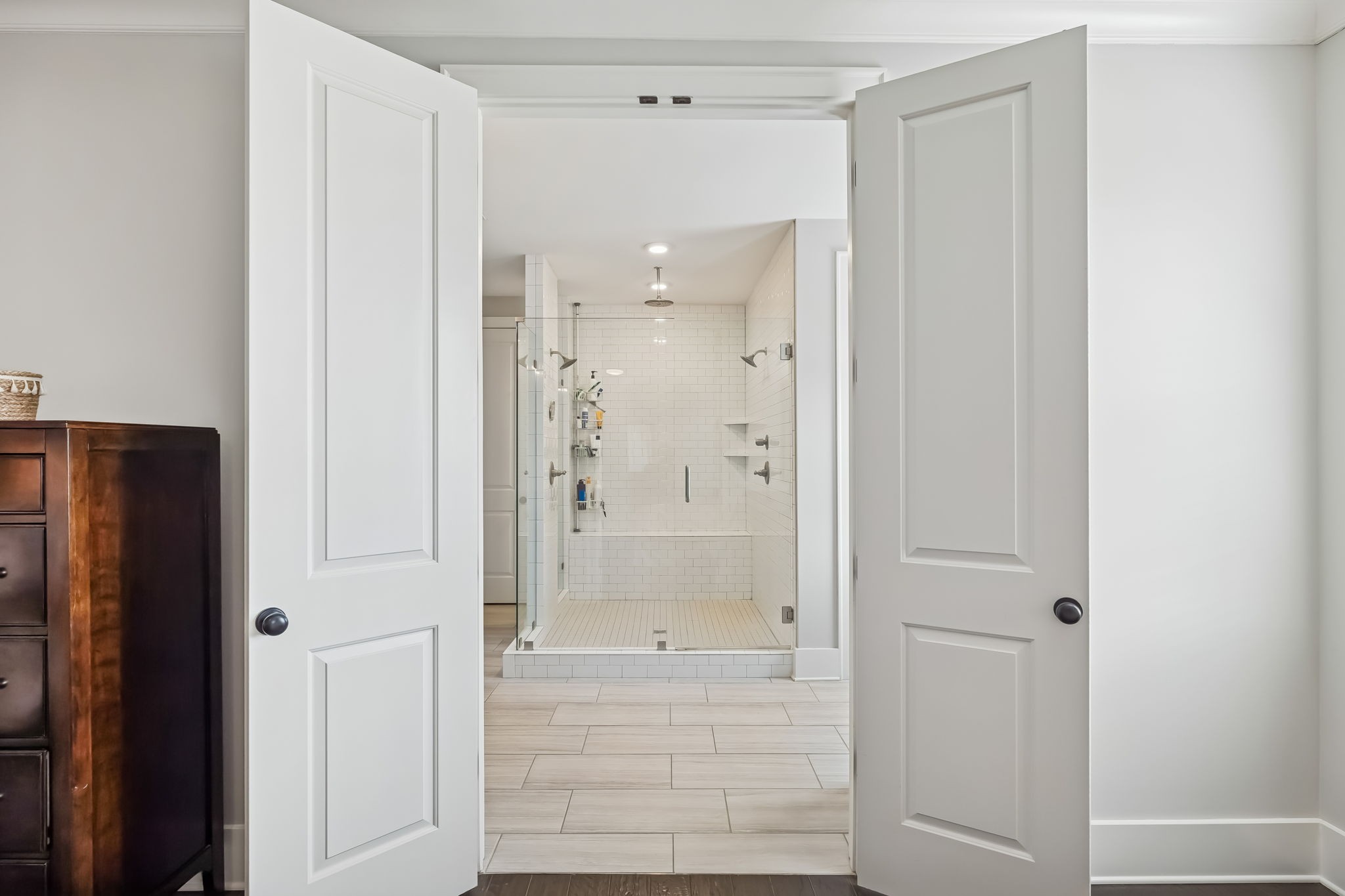 142 Vanner Road Mount Juliet, TN 37122 - Photo 31 of 52 a bathroom with a shower and a glass door
