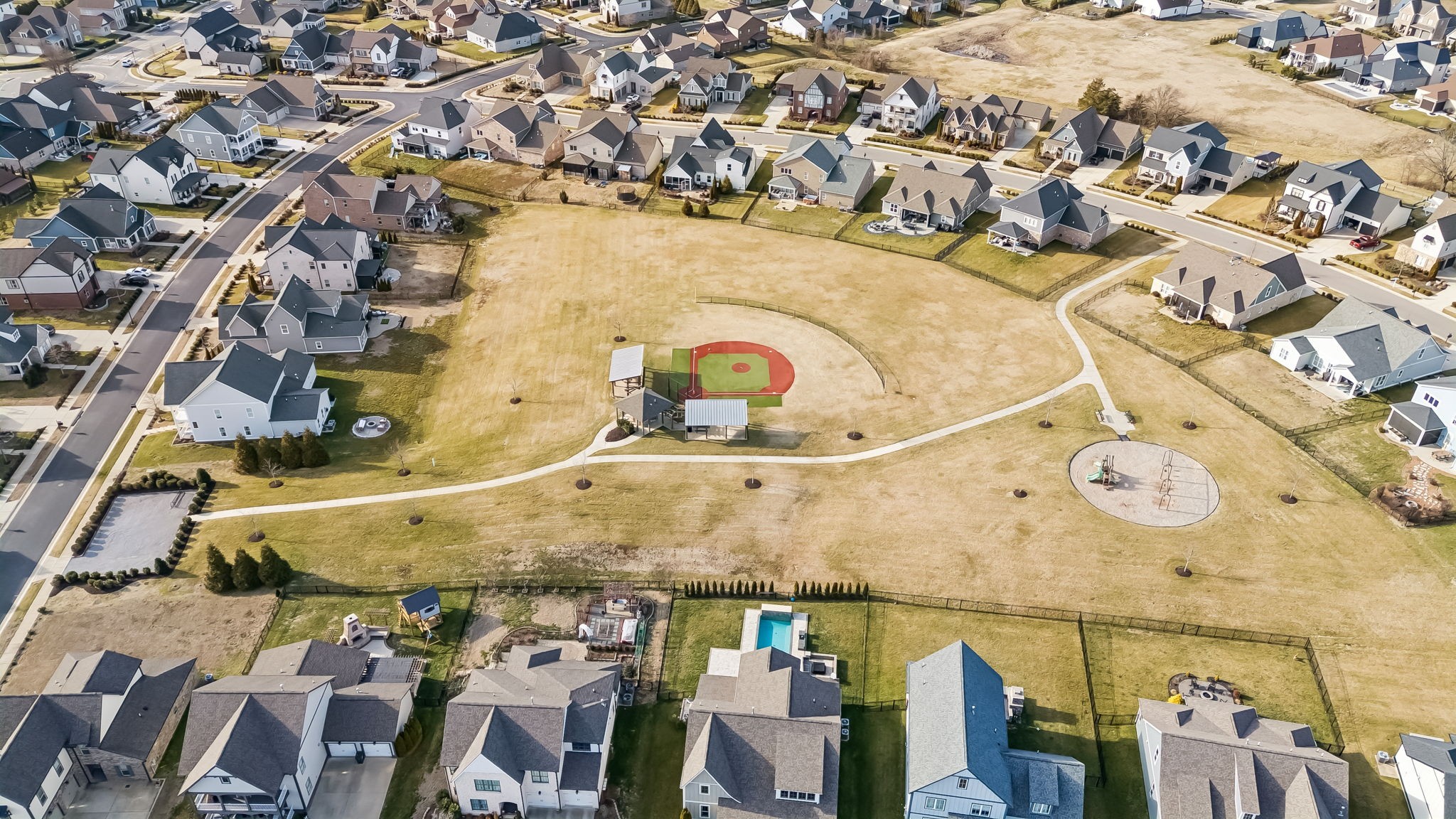 142 Vanner Road Mount Juliet, TN 37122 - Photo 50 of 52 an aerial view of a swimming pool