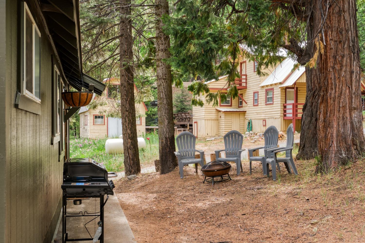25941 Ellmaro Road Long Barn, CA 95335 - Photo 35 of 74 a view of a patio with table and chairs and potted plants