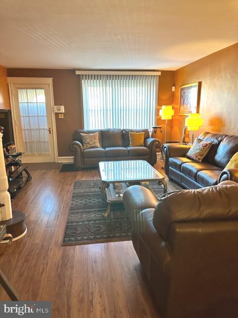 7124 Forrest Avenue Philadelphia, PA 19138 - Photo 15 of 51 a living room with furniture and a large window