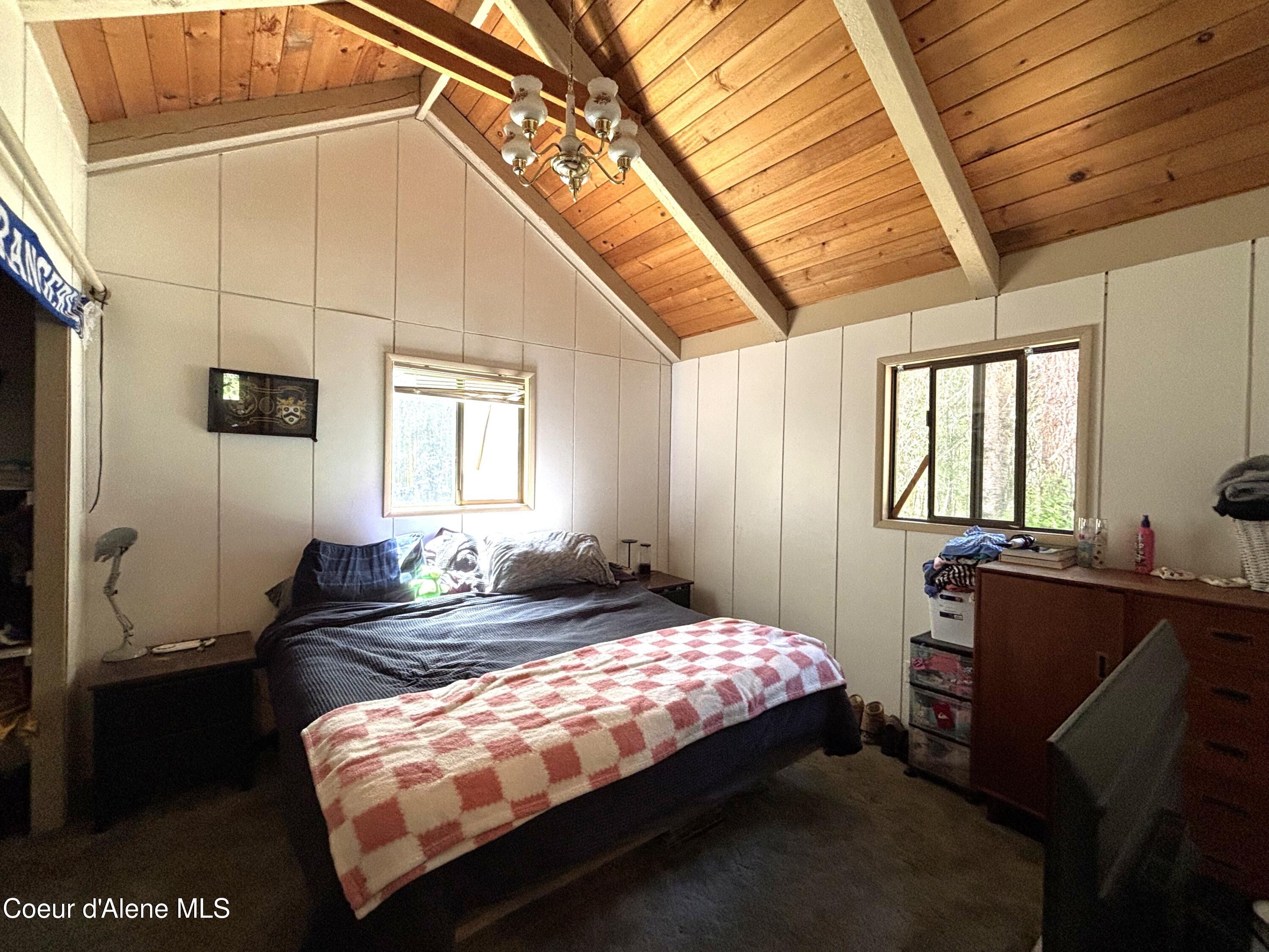 2216 Mosquito Creek Road Clark Fork, ID 83811 - Photo 35 of 47 034 Guest cabin bedroom