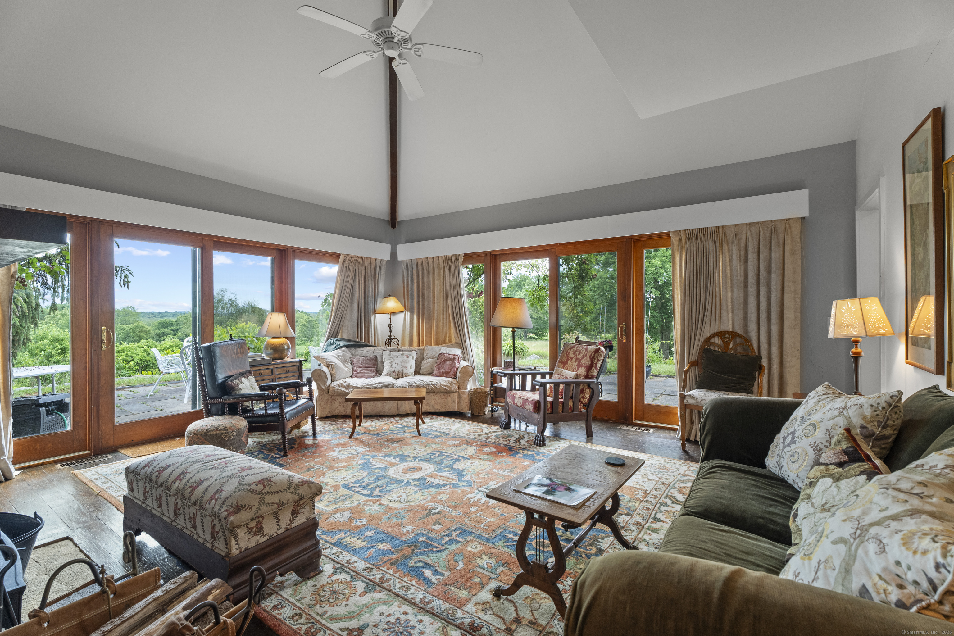 55 A Anna Farm Road West North Stonington, CT 06359 - Photo 14 of 41 a living room with furniture and a large window