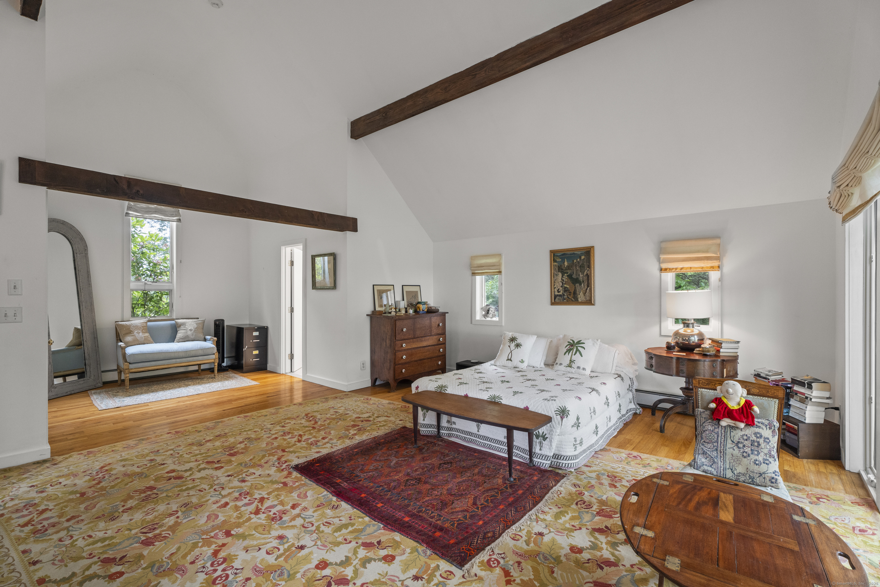 55 A Anna Farm Road West North Stonington, CT 06359 - Photo 20 of 41 a living room with furniture and a wooden floor