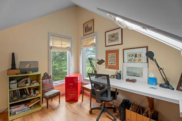 a view of a city with ocean view