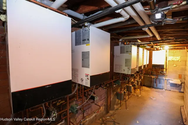 a view of water heater room