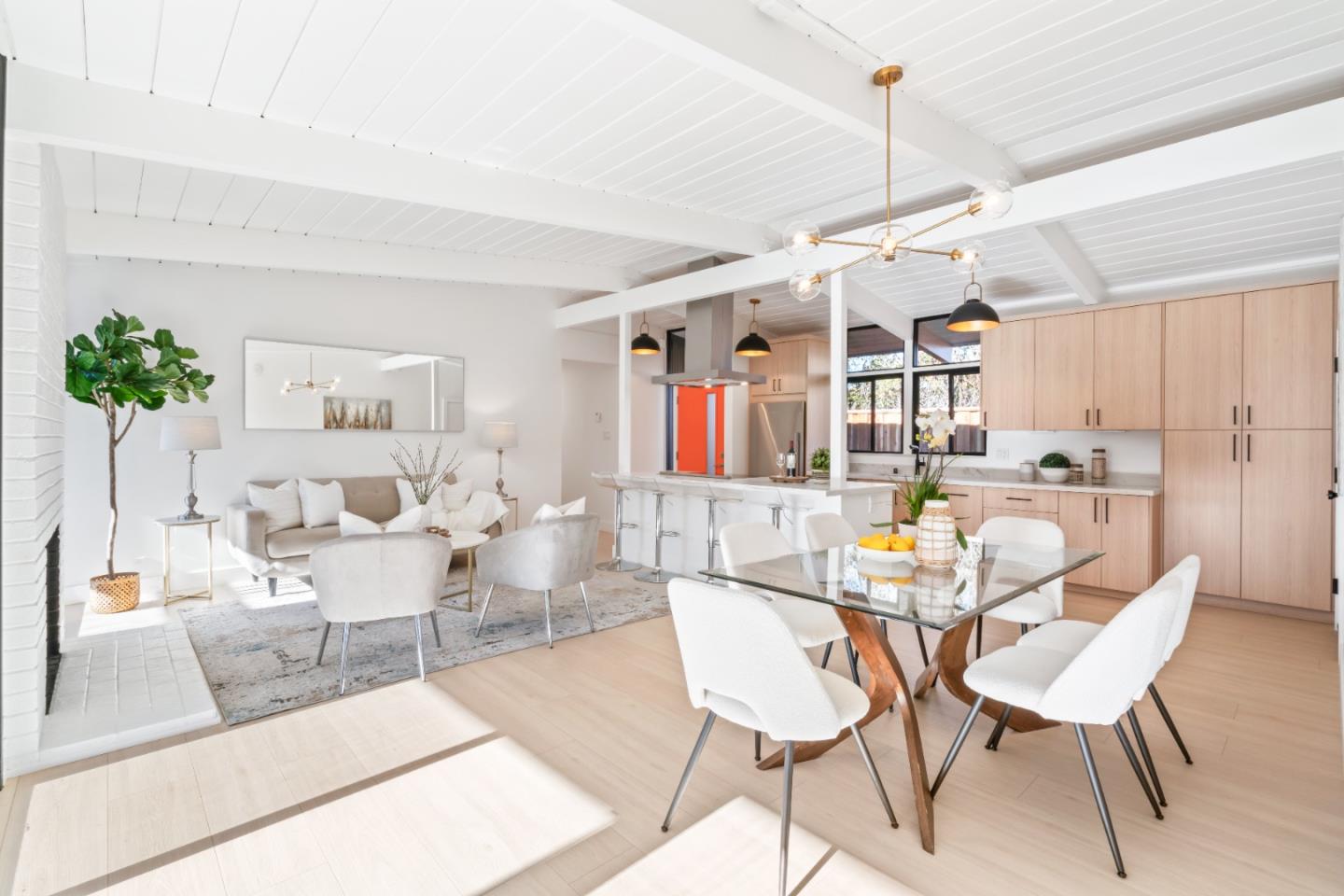 1714 Celeste Drive San Mateo, CA 94402 - Photo 13 of 45 a view of a dining room with furniture