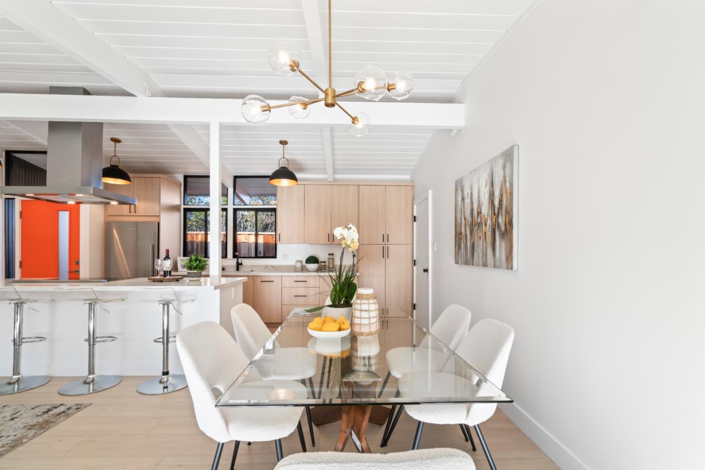 1714 Celeste Drive San Mateo, CA 94402 - Photo 14 of 45 a view of a dining room with furniture