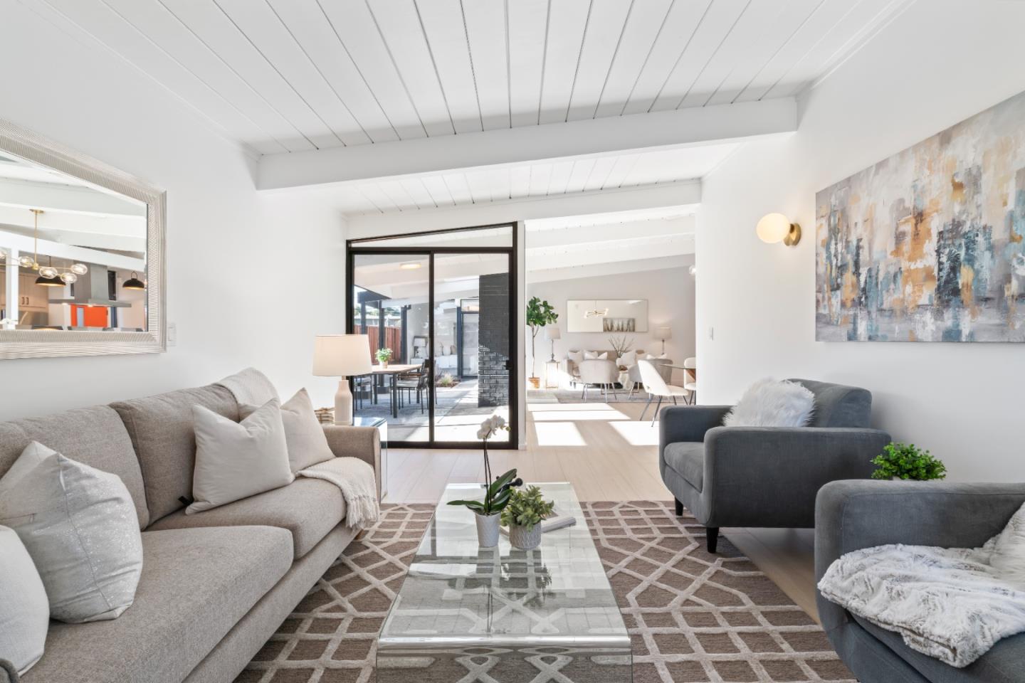 1714 Celeste Drive San Mateo, CA 94402 - Photo 18 of 45 a living room with furniture and a large window