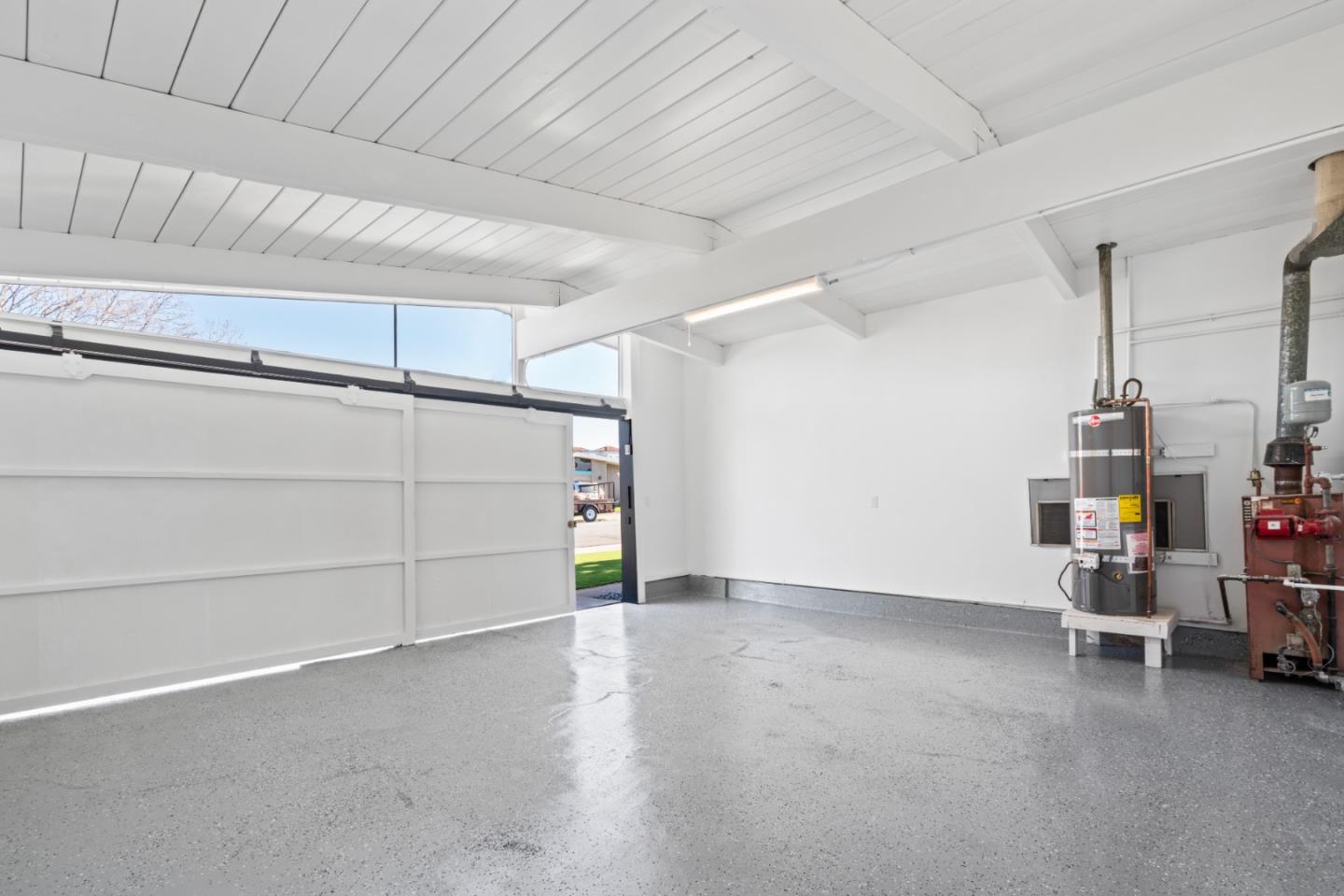1714 Celeste Drive San Mateo, CA 94402 - Photo 44 of 45 a view of a room with wooden walls