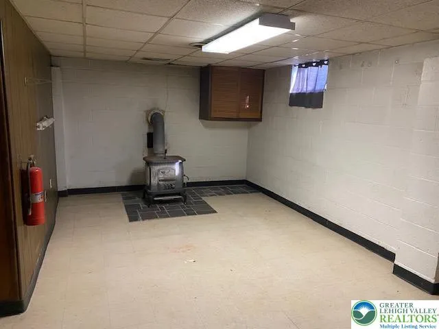 a room with storage and utility