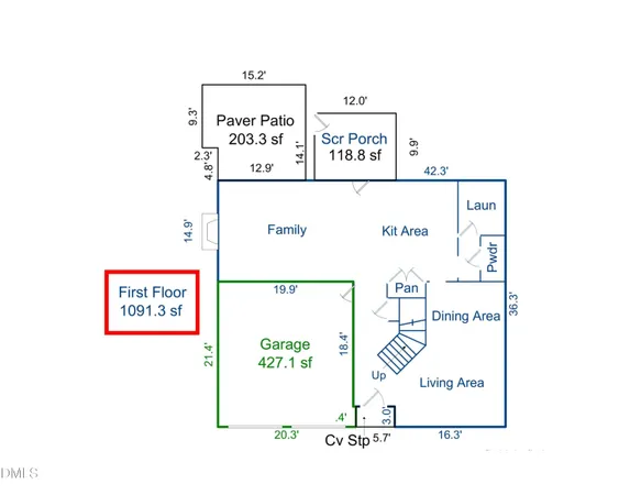 $489,899 | 614 Red Cedar Circle, Durham, NC 27712