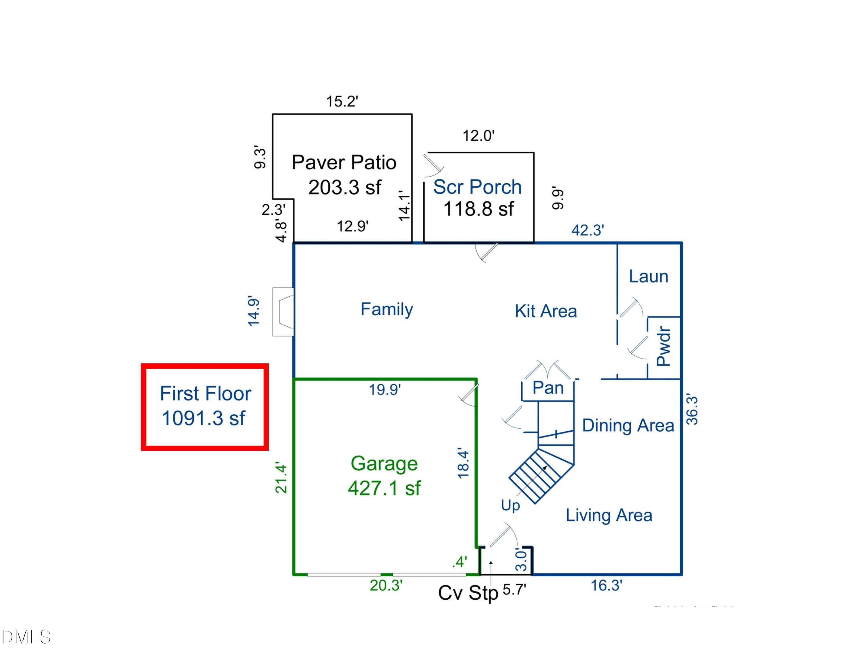 614 Red Cedar Circle Durham, NC 27712 - Photo 48 of 63 first floor