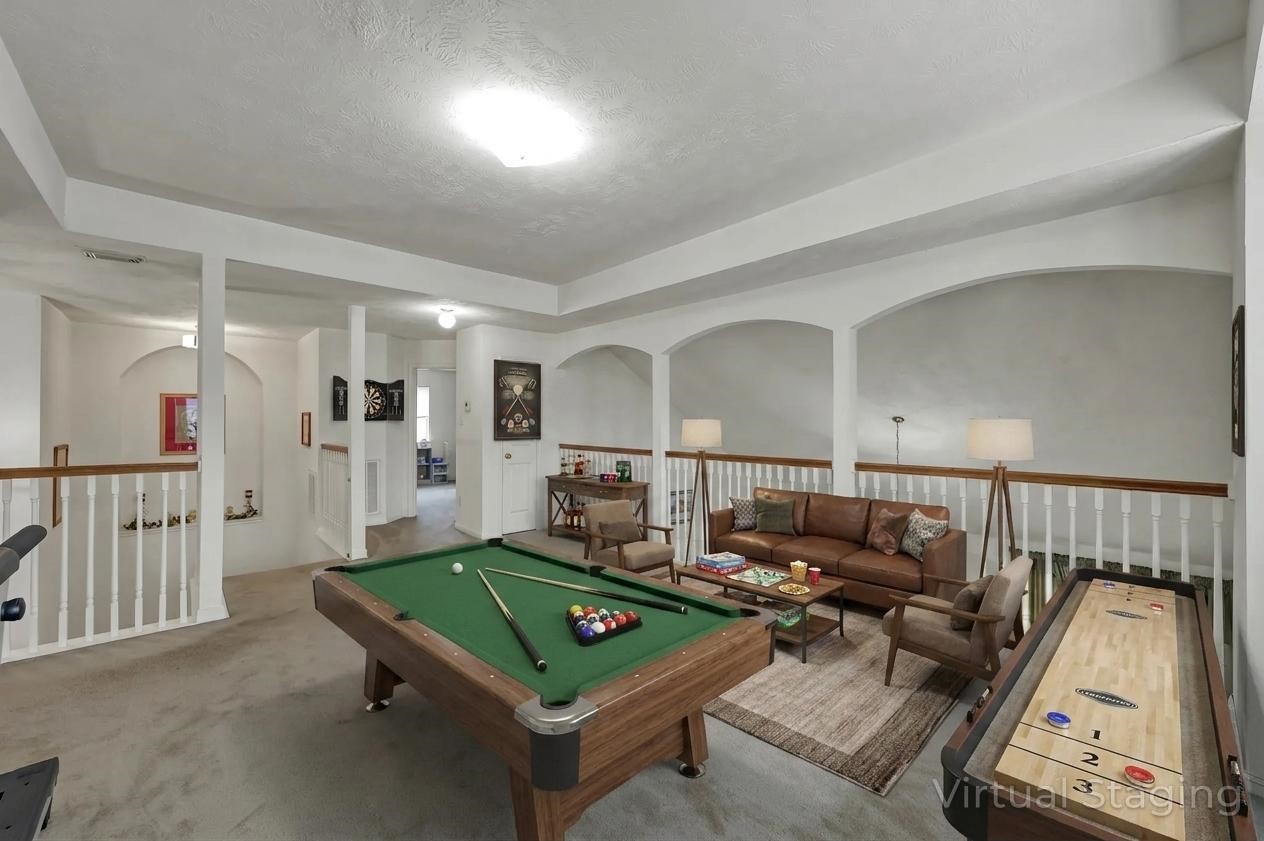 2539 Forge Creek Road Houston, TX 77067 - Photo 29 of 40 Virtually stage photo of the game room.