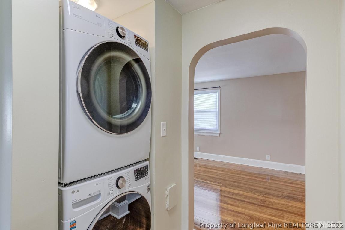2710 Broad Street Durham, NC 27704 - Photo 30 of 36 a view of livingroom with washer and dryer