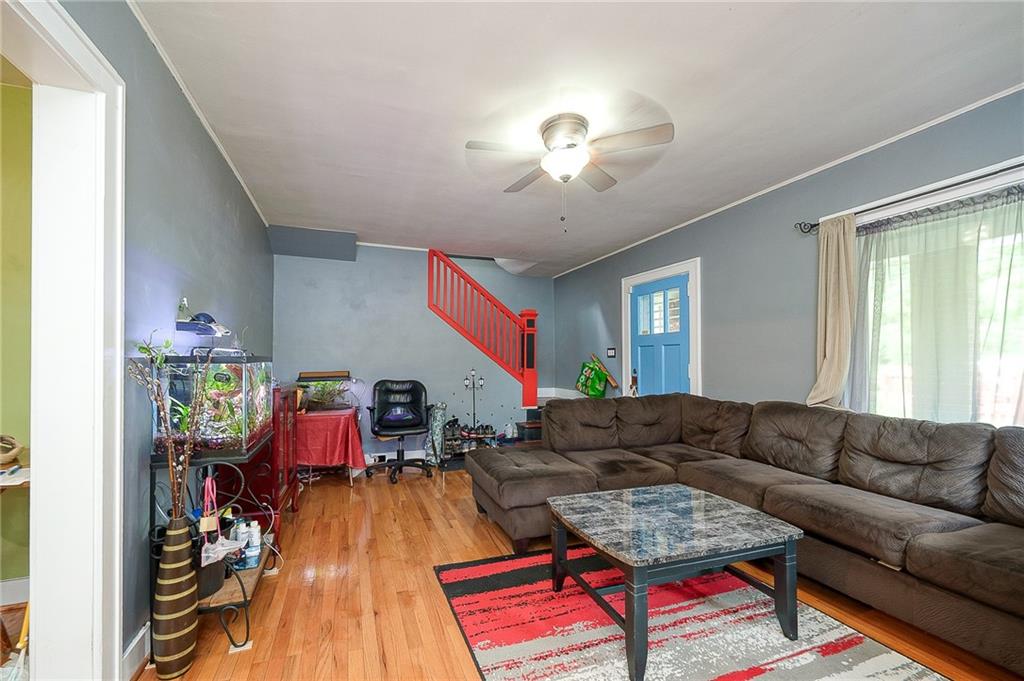 120 Duffield Avenue Pittsburgh, PA 15235 - Photo 5 of 21 a living room with furniture and a wooden floor