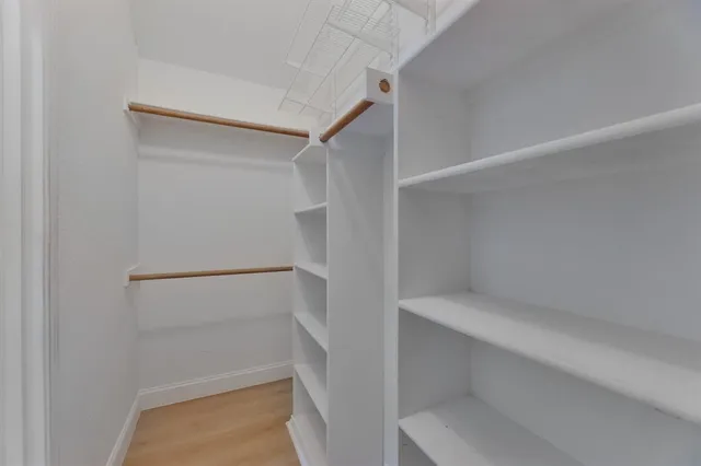 a view of walk in closet