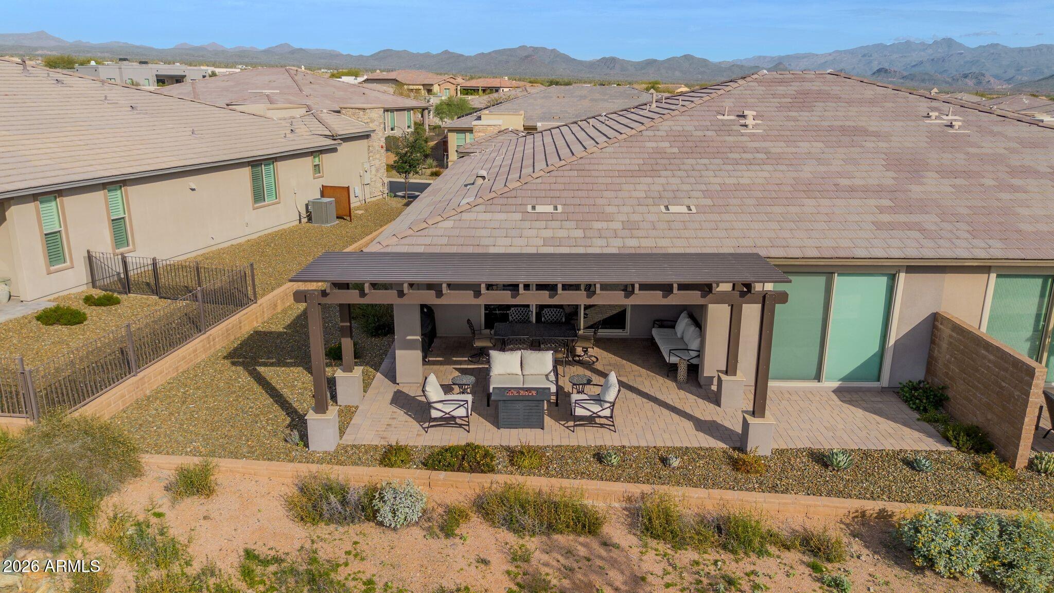 17501 East Cindercone Road Rio Verde, AZ 85263 - Photo 24 of 43 a view of a house with a ocean view