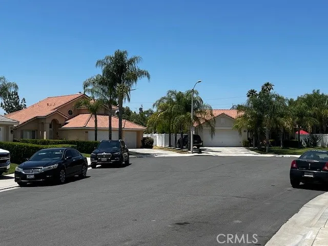 a car parked on the side of a street