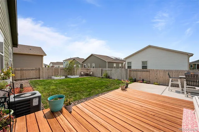 a house view with a seating space