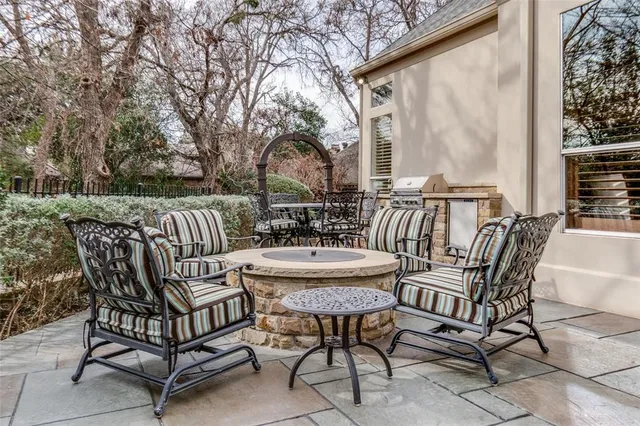 a view of balcony with furniture and outdoor