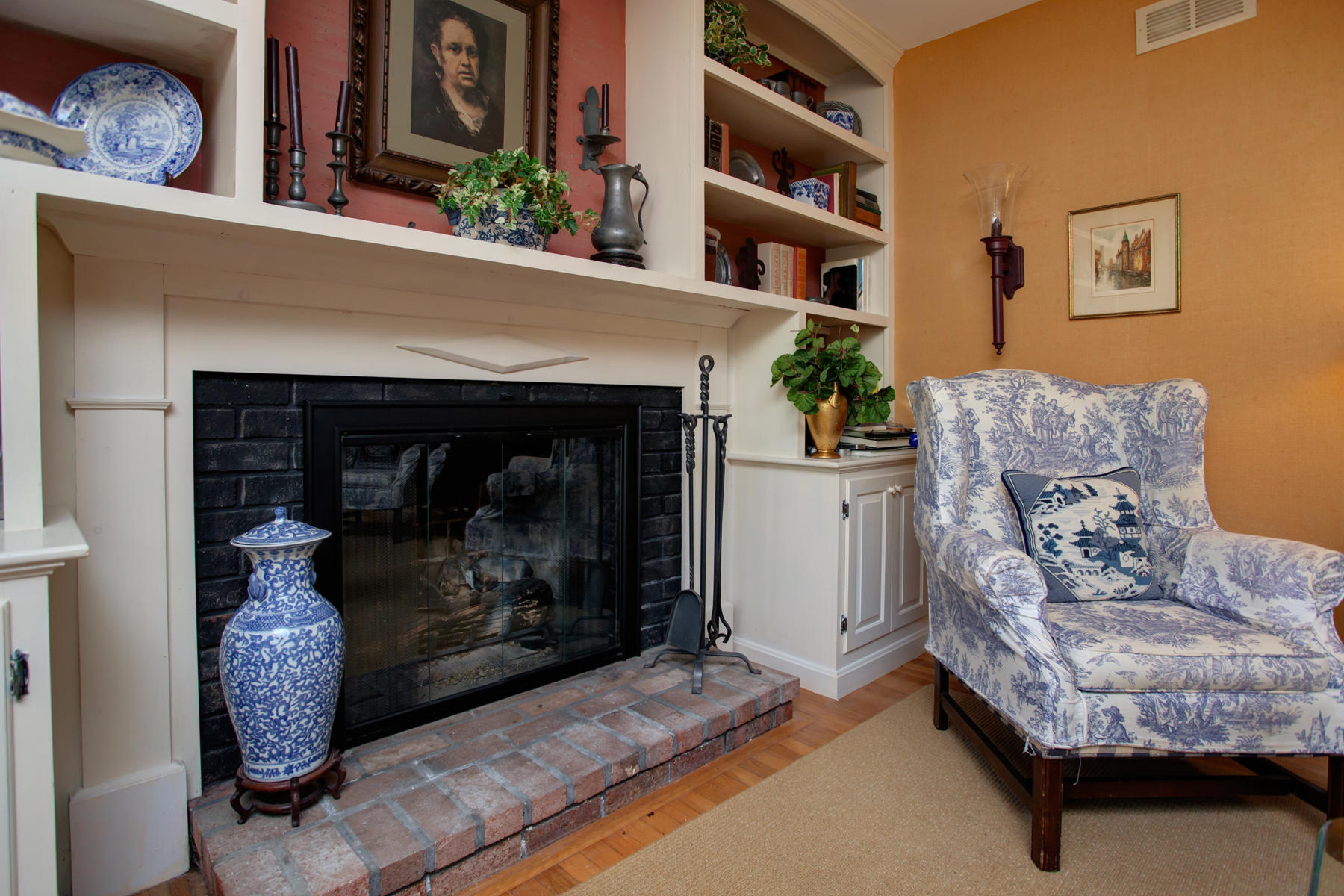 120 Fuller Road Centerville, MA 02632 - Photo 20 of 35 a living room with furniture and a fireplace