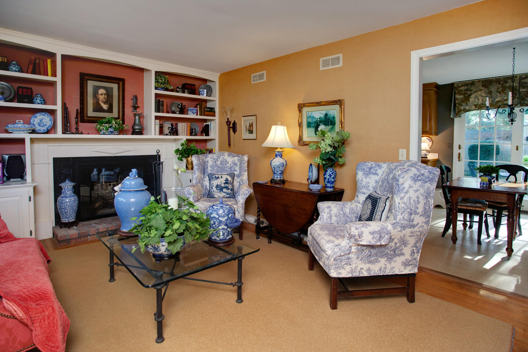 120 Fuller Road Centerville, MA 02632 - Photo 22 of 35 a living room with furniture and a fireplace