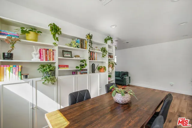 a room with furniture and a table