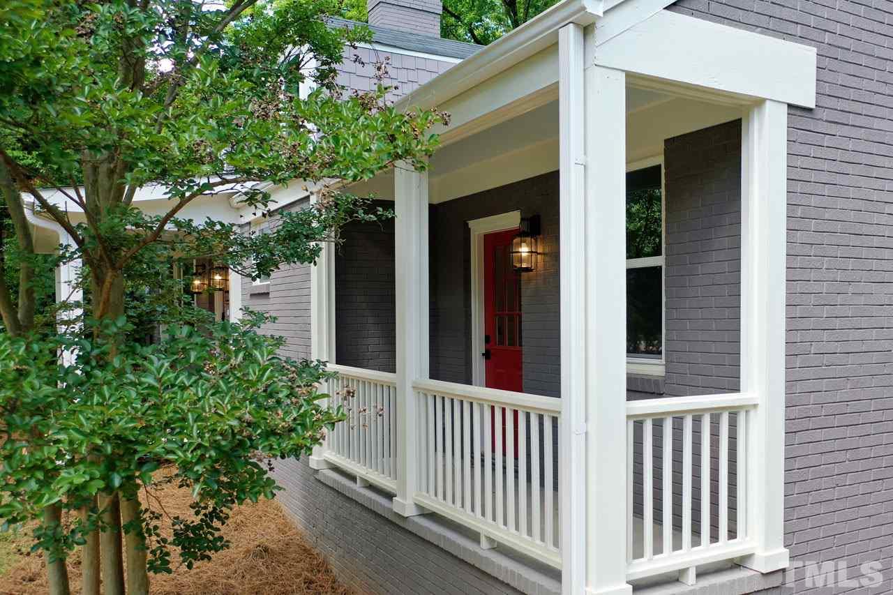 1304 Dixie Trail Raleigh, NC 27607 - Photo 26 of 26 a porch with a potted plant