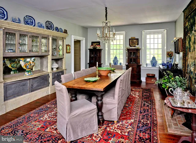 a living room filled with furniture