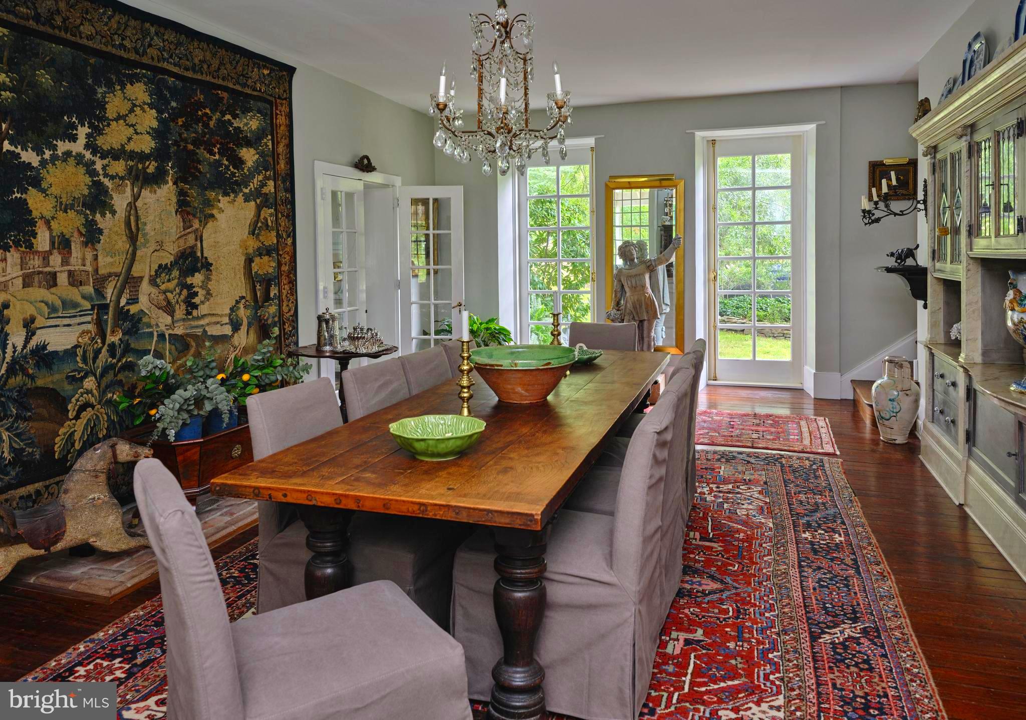 5382 Wismer Road Pipersville, PA 18947 - Photo 20 of 67 a view of a dining room with furniture window and outside view