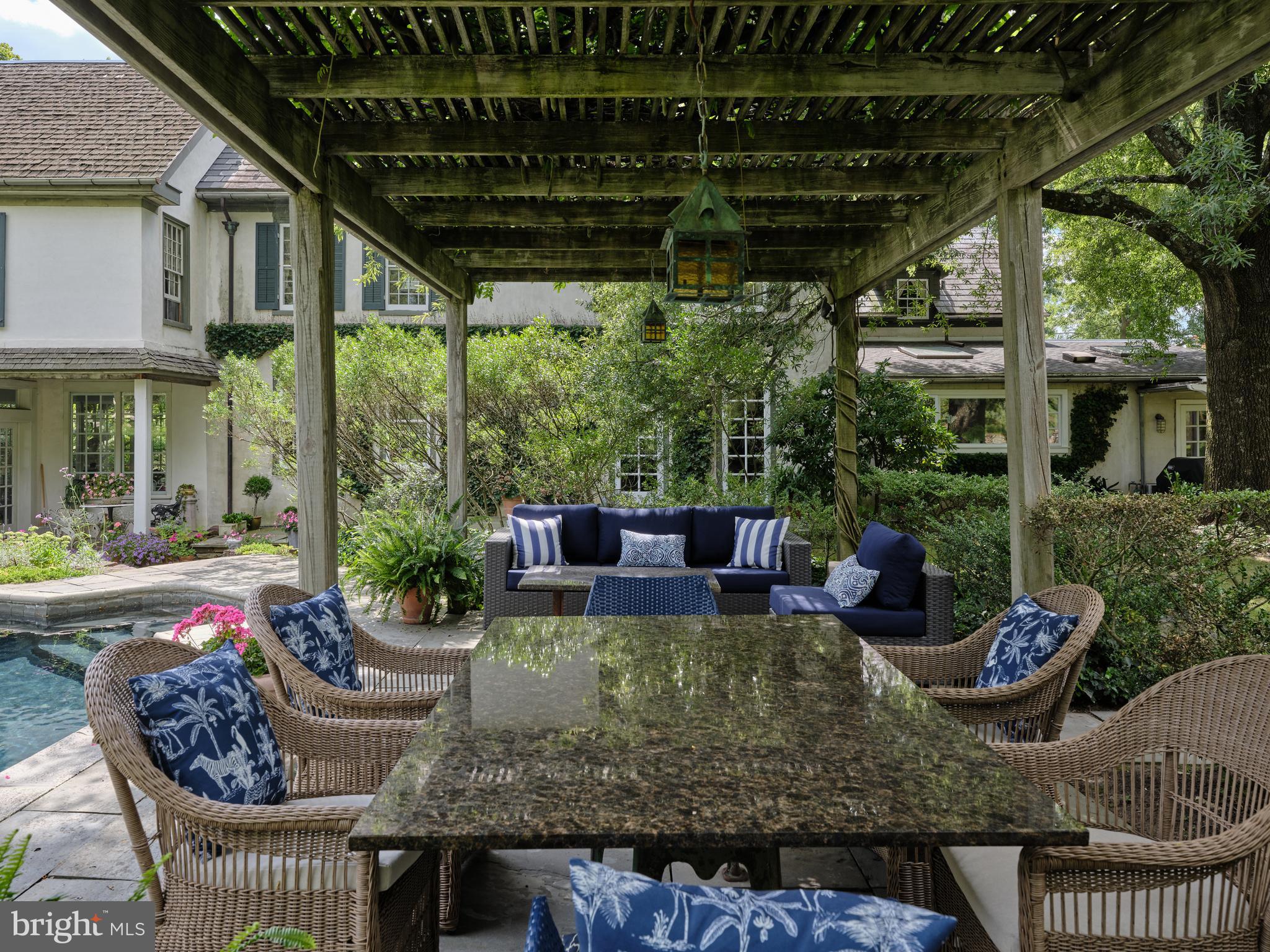 5382 Wismer Road Pipersville, PA 18947 - Photo 41 of 67 a outdoor living space with furniture and garden view