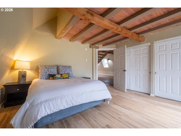 a view of wooden floor