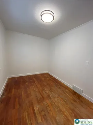 wooden floor in a room