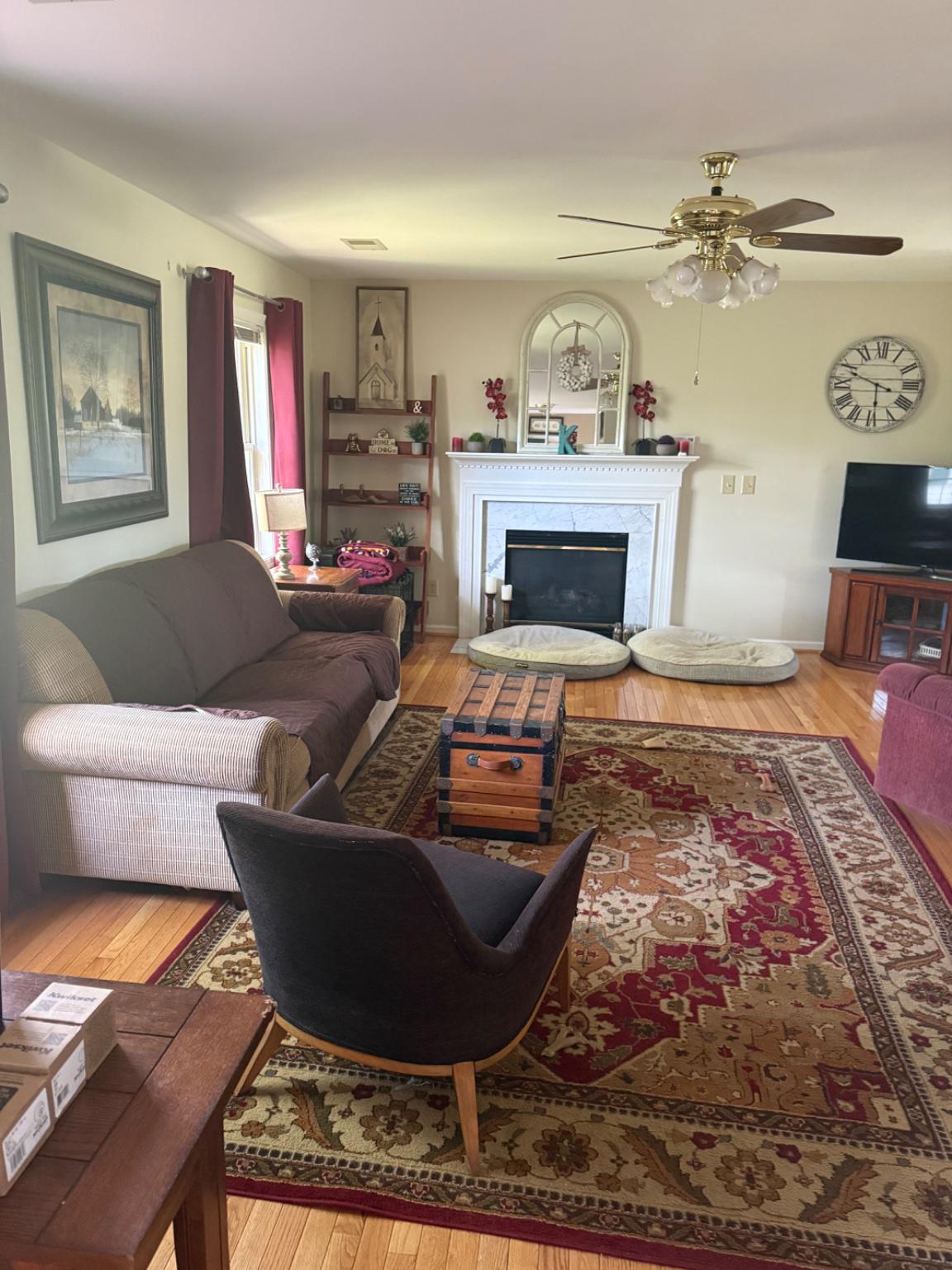 13420 Chestnut Fork Road Culpeper, VA 22701 - Photo 10 of 19 Cozy living rm with warm accents and gas fireplace