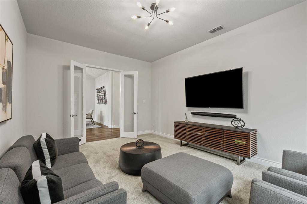 11504 Antler Ridge Way Argyle, TX 76226 - Photo 10 of 40 Flex space currently being used as a media room. Directly across from the dining room.