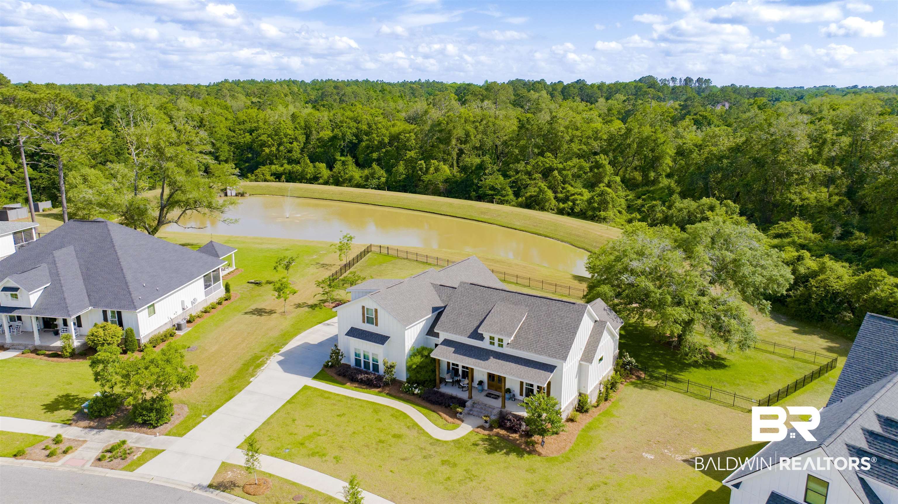 21621 Veranda Boulevard Fairhope, AL 36532 - Photo 45 of 51 Bird's eye view featuring a water view and a view of trees