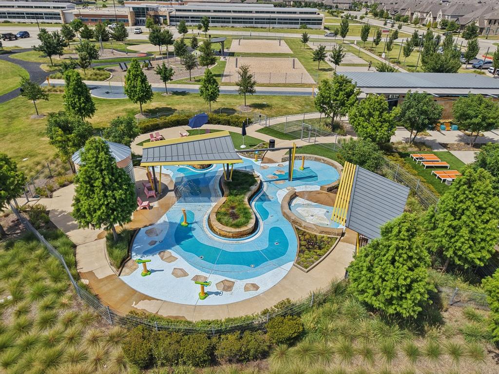 847 Longbranch Way Little Elm, TX 76227 - Photo 34 of 39 Drone / aerial view of a pool area