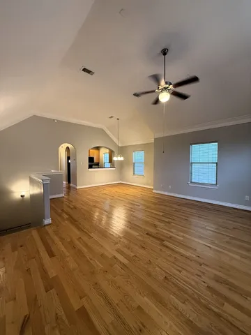 a view of a livingroom with a fireplace